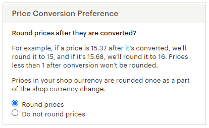 Price Conversion Preference (Para Yuvarlamak) Nedir?
